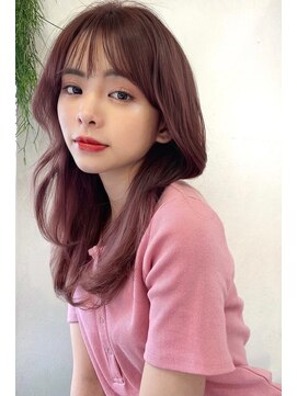 レイラバイアフロート 吉祥寺(Lila by afloat) 韓国ヘア/ピンクブラウン/艶髪/フェイスレイヤー