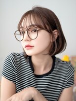 シキサロン 仙台(siki.salon)&nbsp;仙台/髪質改善/艶カラー×ワイドバング×ワンカールボブ