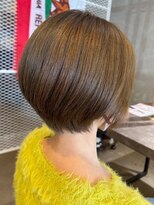 ヒース 姪浜(Heath)&nbsp;オリーブブラウン ショートボブ 顔周りカット 髪質改善