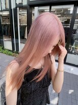ミル 心斎橋(MIL)&nbsp;ハイトーンピンクベージュ/髪質改善ストレート/心斎橋
