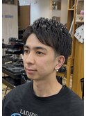 アップバングショート
