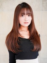 ニューヨークニューヨーク 桂店(NYNY)&nbsp;【ワンホン風】艶髪ストレートでもニュアンスが動く大人ロング