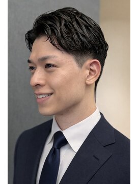 ヨシザワインク プレミアム 横浜 桜木町店(YOSHIZAWA Inc. PREMIUM) ツイスパニュアンスパーマツーブロックメンズカットメンズパーマ