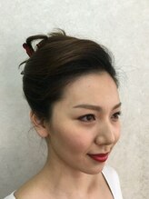 マツヤ美容室(MATSUYA) 襟足をすっきり綺麗に見せるアップスタイル