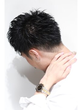 リップスヘアー 銀座(LIPPS hair) ビジカジワイルド刈り上げツーブロックグランジアップバング