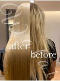 【酸熱トリートメント】サミートリートメント/Before&After