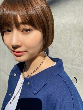 レオニード 表参道(LEONID) ナチュラルショートボブ♪