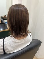 リシェールグリーン 越谷花田店(RICHAIR GREEN)&nbsp;外ハネボブ×ベージュカラー