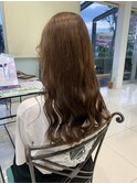 髪質改善 ブラウンカラー