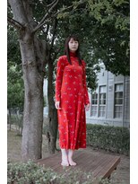 ハルフウェイ(haLfway)&nbsp;透明感ブラウン×セミロング