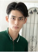 ナチュラルツーブロック七三分け好感度マッシュヘアc札幌月寒