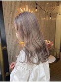 グレージュカラー×ロング