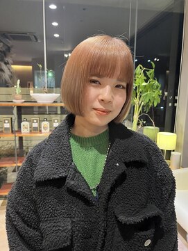 クラウド(Cloud) ベージュ×ミニボブ