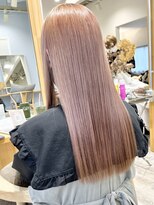 ミュール(mule)&nbsp;ブリーチ2回目安/ピンクベージュ