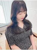 韓国前髪顔周り×美髪レイヤー[横浜/縮毛矯正/前髪縮毛矯正]