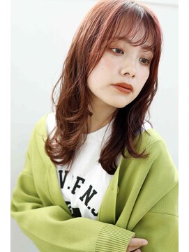 テラスコード 梅田(TERRACE CODE) ★ふんわりカールくびれヘア◎オレンジベージュ美髪