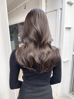 エル バイ ホーム(L by HOME)&nbsp;ブリーチなし moca beige レイヤーカット 透明感