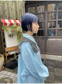 ミニボブ/ボブ/ブルージュ/ブルー/ミント