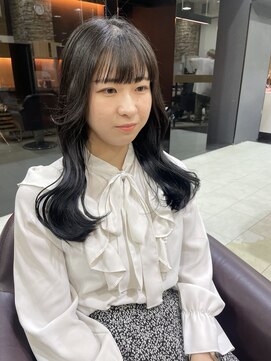 ゼスト 吉祥寺店(ZEST) 韓国ヘア/ブルーブラック/ヨシンモリ　吉祥寺桜