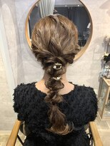 ヘアセット シャンプーアンドスパ専門店 ウルー(Uruu) 【編みおろし】天神/天神駅/ヘアセット/早朝