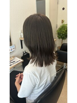 ネル 千早 香椎(nell.) セミディx外はねボブx大人ショートボブ 20代30代40代