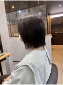 切りっぱなしボブ