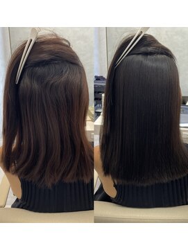 シンズ 銀座(sins) 癖強・ハリコシ・エイジング毛へ酸性ストレート[30代40代50代]