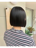 ミニボブ×ブルーブラック