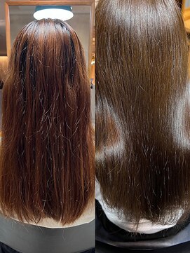 アイノアシェール 西宮(AInoa Cher) 髪質改善/ビフォーアフター