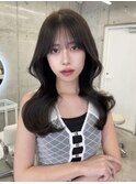大人可愛い韓国スタイル/くびれヘア