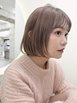 ガーデン 渋谷(GARDEN) くすみベージュボブ