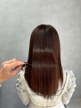 ウル バイ ドット(ulu by dot.) 【仁藤】髪質改善トリートメント/マロンベージュ