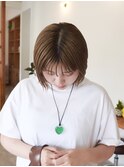 イメチェン/外ハネボブ/ワイドバング/前髪/美髪