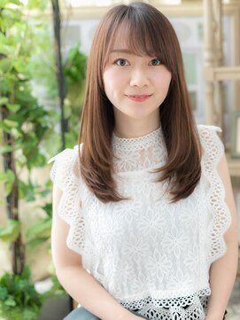 カバーヘア ブリス 川口(COVER HAIR bliss) 斜めバングが大人かわいい小顔ロングレイヤーh4川口30代40代!