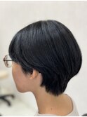 絶壁解消/ひし形/大人可愛い/斜めバング/30代40代/ミセスヘア11C