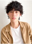 スパイキーショート爽やかヘア大人イメチェンデジタルパーマ