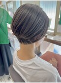 前髪なしくびれショート