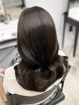 フォンズ(FONS) 上品韓国ヘアグレーブラック