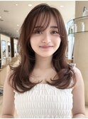大人かわいいワンカールレイヤーカット