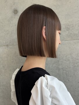 ロンドブルーム 天神大名店(Lond Bloom) 縮毛矯正で叶うぱつっとボブ