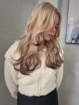 ネハス 名古屋栄店(nehus.)&nbsp;ブリーチ/クラゲヘアー/小顔に見せるヘア/ココアベージュ