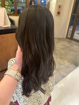 グレージュロング