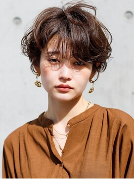 アンドレイ 表参道(andrey) 着物ヘア/ダークアッシュ/ミディアムレイヤーカット/表参道