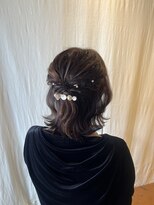 ココカラヘアー ニコ(cococara hair nico) ヘアセット/ハーフアップ/お呼ばれヘア/ショートスタイル