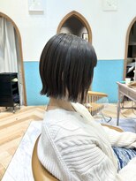 ロンド レグリーズ 立川(Lond leglise) ミニボブレイヤー/レイヤーカット/ダークアッシュ/顔周り/立川