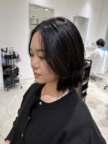 ビューバイネオリーブ 用賀店(Beau'r by neolive)&nbsp;大人ガーリーダークアッシュ似合わせカットミディアムレイヤー