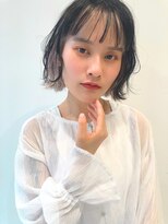 セブン 金町(seven)&nbsp;フェイスフレーミング×切りっぱなしボブでモードな抜け感を