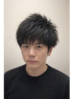 オールバーバー(OR BARBER) メンズ マッシュ 束感ショート 理容室