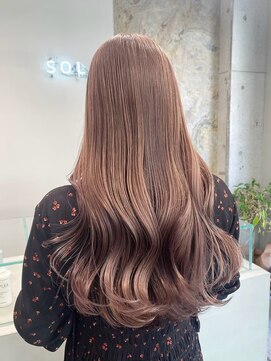 ブローチ(brooch) ショコラブラウン　ケアブリーチ　静岡　草薙