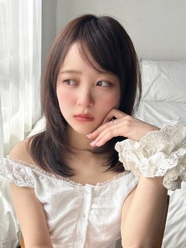 シエルバイアフロート(ciel by afloat) 〇レイヤーカット 韓国ヘア シースルーバング 透明感カラー
